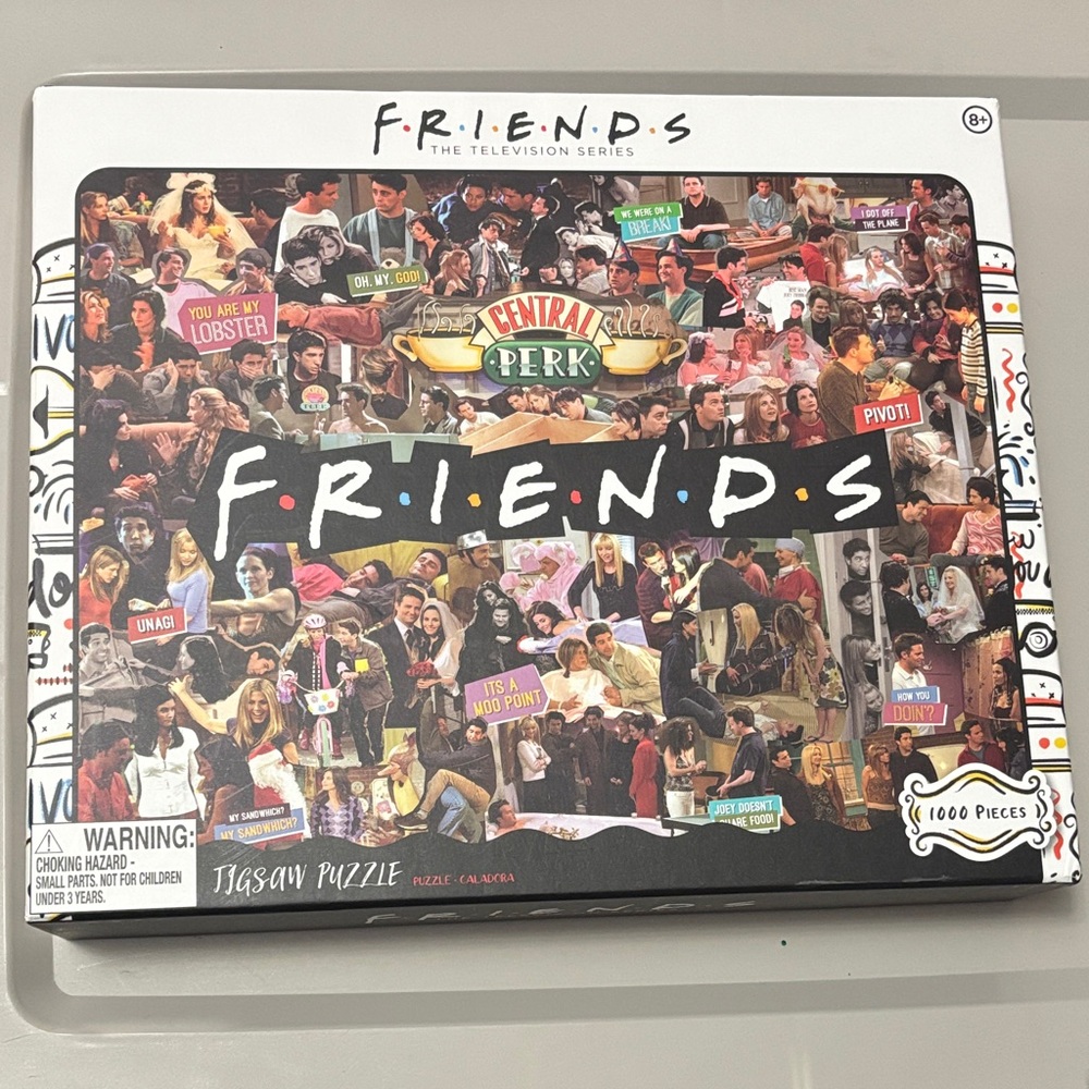 Friends TV Show Jigsaw Puzzle pre loved 1 PIECE MISSING